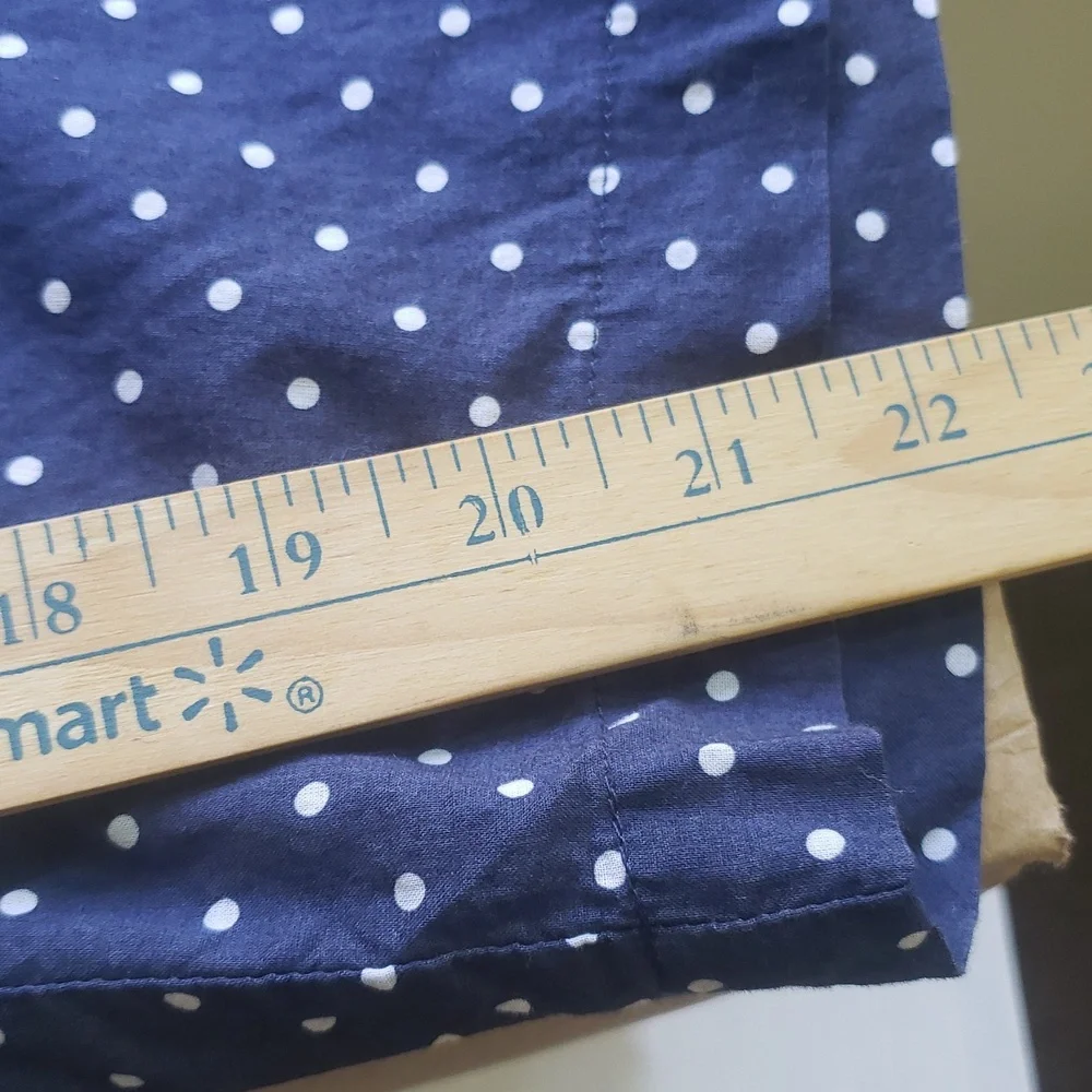 LRL RALPH LAUREN Capri Style Polka Dot Pajama Set - Navy - Picture 11 of 12